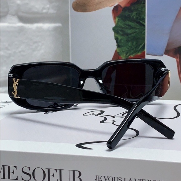 Saint Laurent Black Sunglasses - Picture 3 of 8